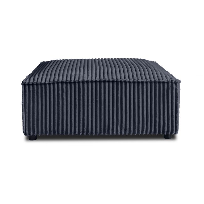 Pouf en Velours grosses côtes  - STELLA - LISA DESIGN