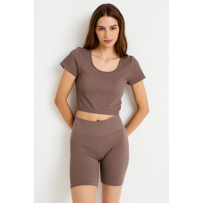 Short cycliste sans couture - CACHE CACHE