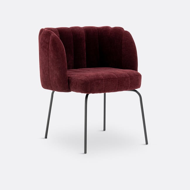 Fauteuil de table velours, Douna - LA REDOUTE INTERIEURS