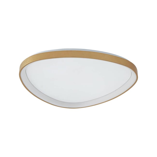 Plafonnier en aluminium moderneLED, Asken Couleur or, blanc <span itemprop=