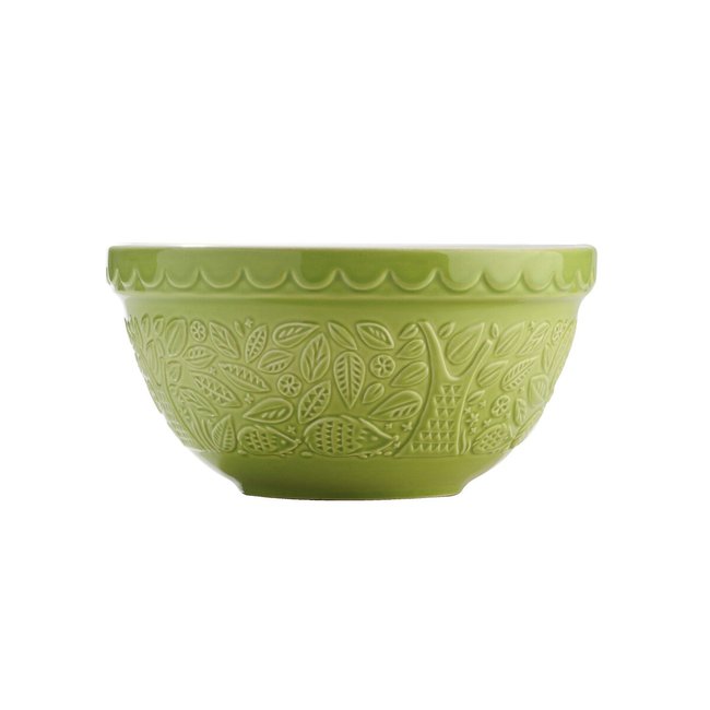 In The Forest 21cm Hedgehog Mixing Bowl, green, MASON CASH