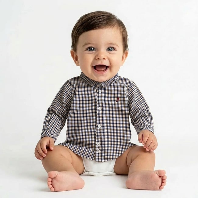 Chemise bébé - Très bon état multicolore <span itemprop=