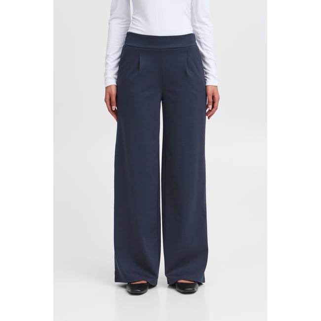 Pantalon coupe droite, jambes larges - ICHI