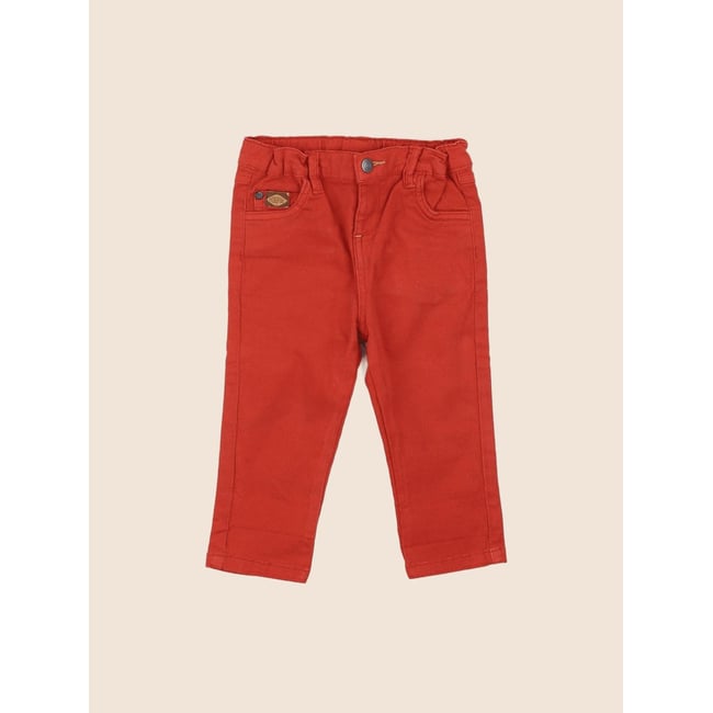 Pantalon - Très bon état rouge <span itemprop=