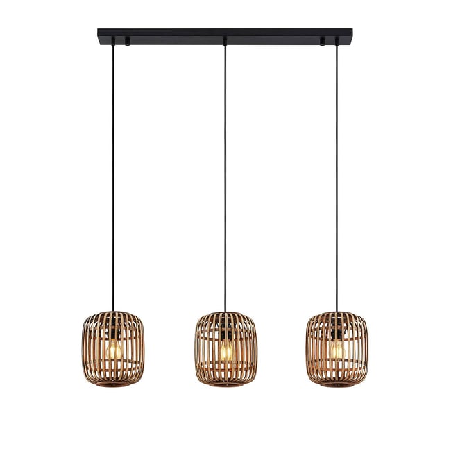 Suspension en bois traditionnelle, Canyana Couleur nature <span itemprop=