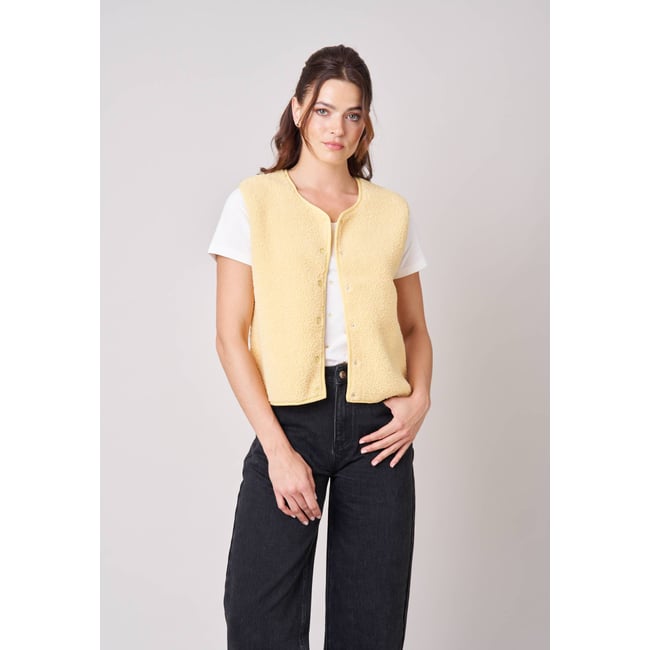 Gilet sans manches femme au toucher doux et texturé  OLERA - DEELUXE