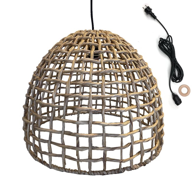 Suspension secteur AMADEO OUTDOOR CABLE Couleur beige <span itemprop=