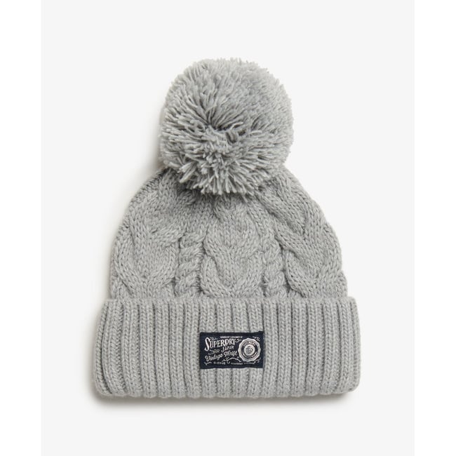 Bonnet épais en maille torsadée - SUPERDRY