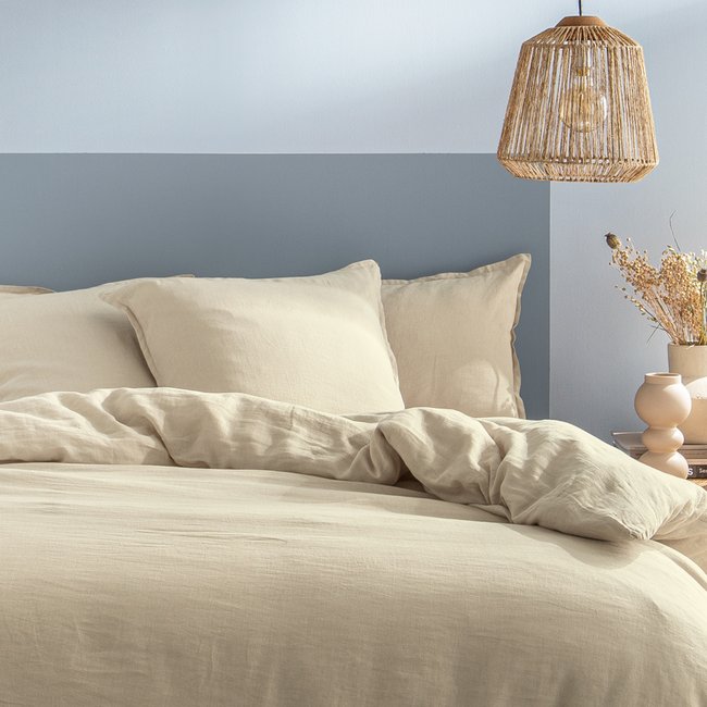 Housse de couette unie en lin, PASSION LIN - MATT ET ROSE