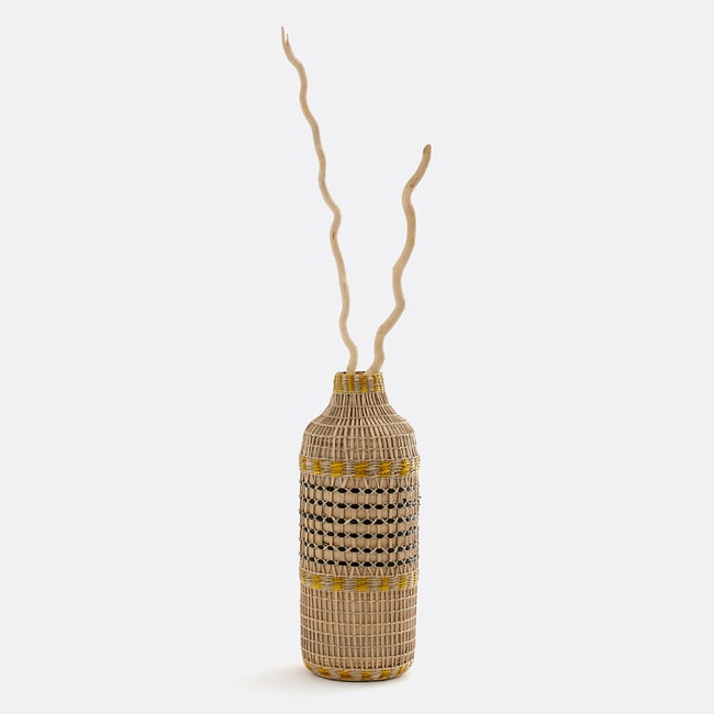 Vase décoratif bambou H42 cm Plooming  Couleur multicolore <span itemprop=