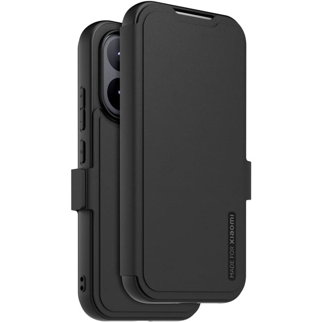 Etui avec cordon Xiaomi 17T Folio premium Noir - MADE FOR XIAOMI