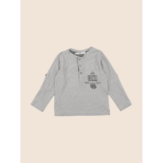 Tee-shirt - Très bon état gris <span itemprop=