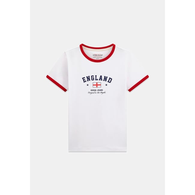 T-Shirt Nation blanc multi <span itemprop=