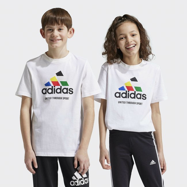 T-shirt à manches courtes blanc <span itemprop=
