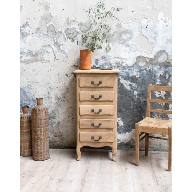 Semainier en bois clair Valery N°153 - Bon état Couleur bois clair <span itemprop=