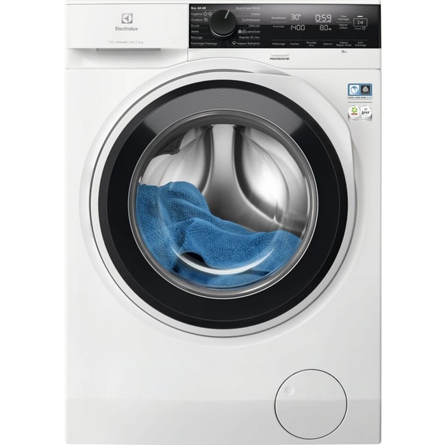 Lave linge hublot EW7FI1411DG - 11 kg - 1400 tr/min - Classe A - Moteur induction - ELECTROLUX