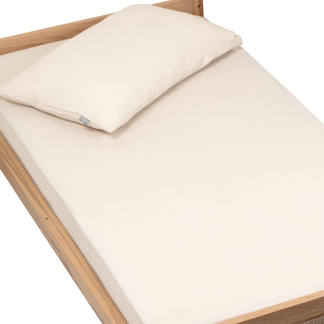 Drap housse uni en gaze de coton JEANNE - SEVIRA KIDS
