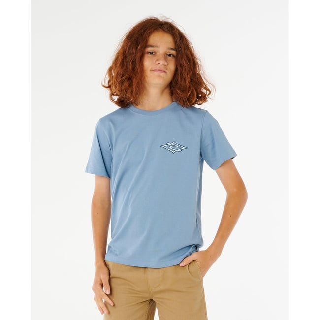 T-shirt Hazey Days garçon denim délavé <span itemprop=