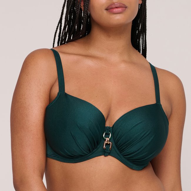 Haut de bikini balconnet rembourré MANGALORE vert - jewel green <span itemprop=