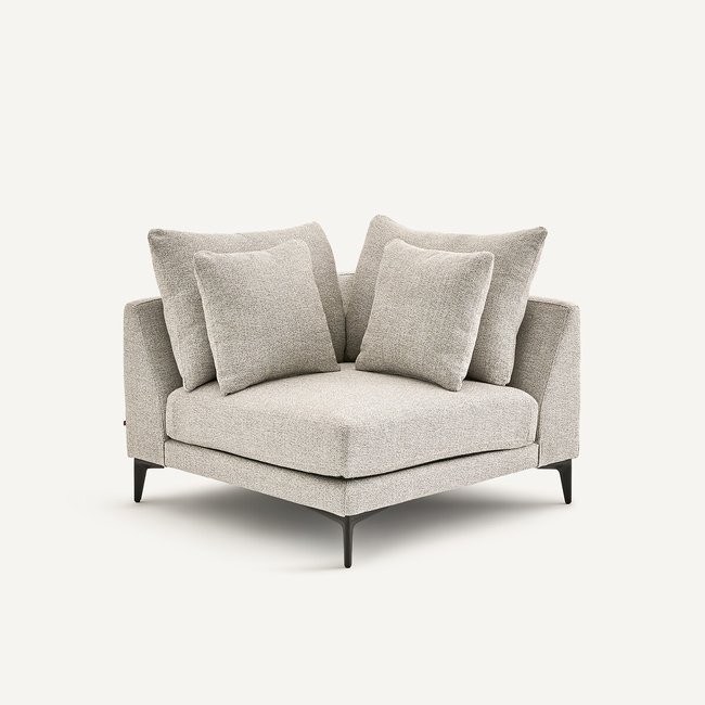 Canapé d'angle en mélange texturé, MODERNISTE, design Emmanuel Gallina - AM.PM