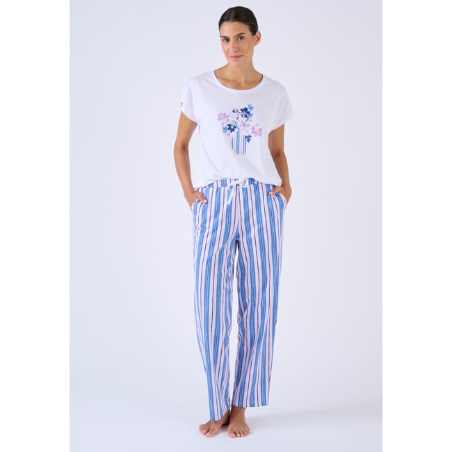 Pantalon de pyjama en maille jersey pur coton - DAMART