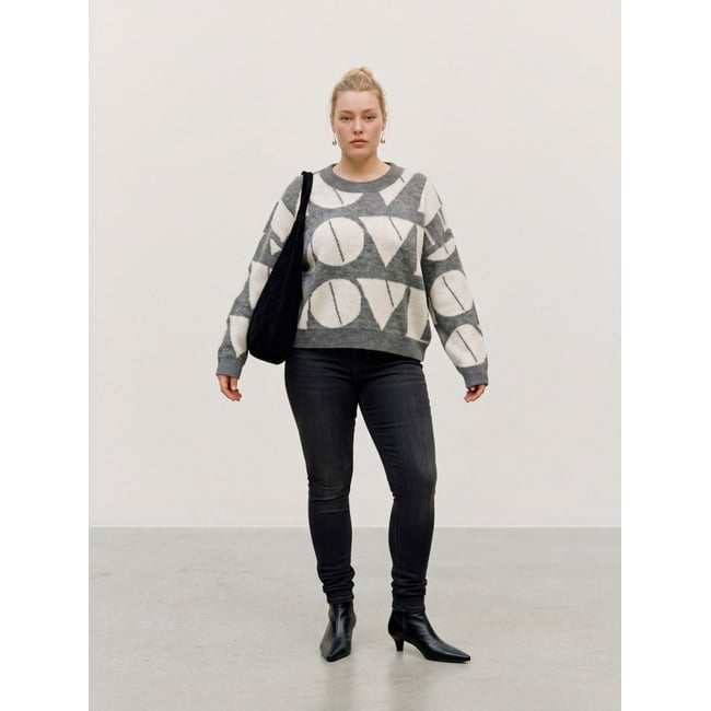 Pull medium grey melange 1 <span itemprop=