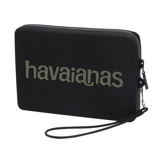 Pochette  Logomania noir <span itemprop=