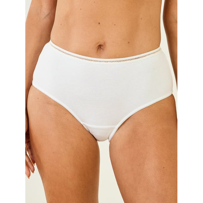 Lot de 3 culottes midi lot blanc <span itemprop=