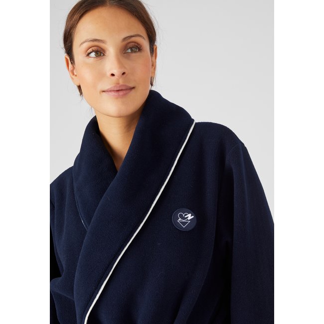 Robe de chambre le slip francais x bleu navy blazer Damart La Redoute