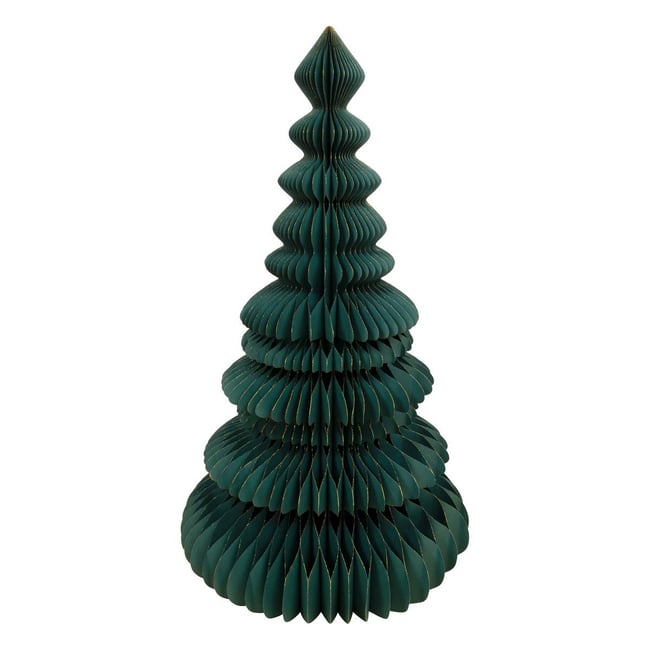 Sapin papier H180 cm vert KAMI Couleur vert <span itemprop=