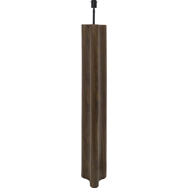 Lampadaire en bois au design élancé Couleur noyer <span itemprop=