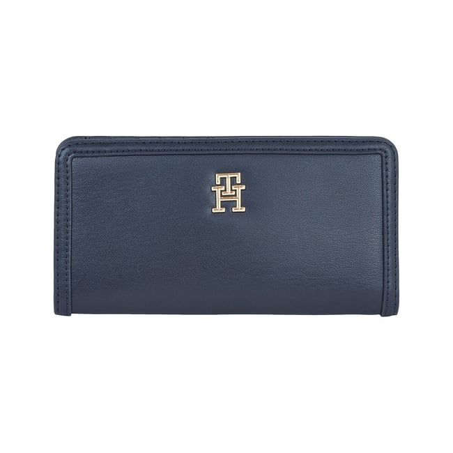 Portafoglio Uomo MCM In Pelle Navy Con Cerniera, Modello MXL9SCE96VY001, Nuovo