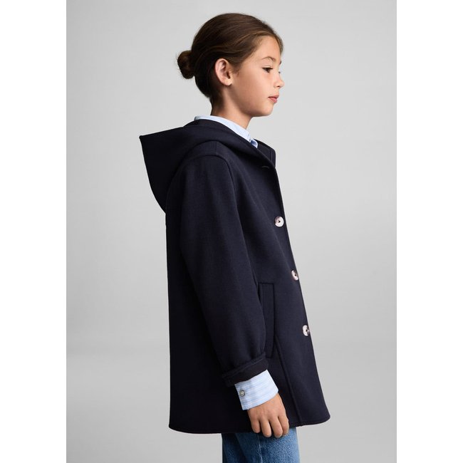 Manteau capuche boutons - MANGO KIDS