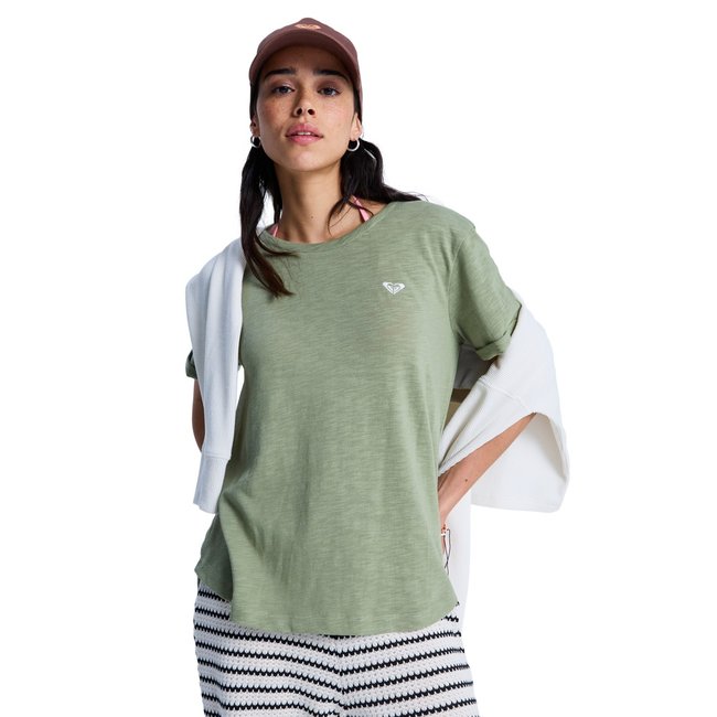 T-Shirt, manches courtes, col rond, . - ROXY