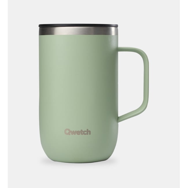 Grand mug de voyage Couleur vert tilleul <span itemprop=