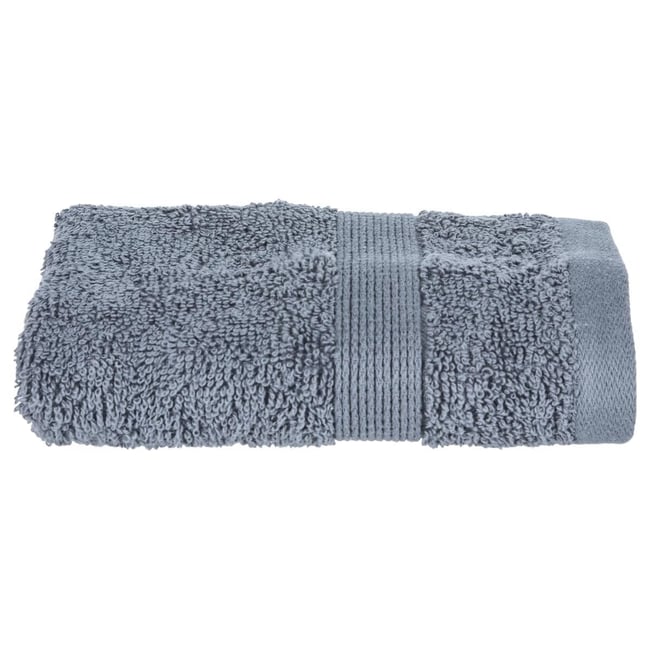 Serviette de toilette 50 x 90 cm Couleur moderne bleu egeen - EDEN
