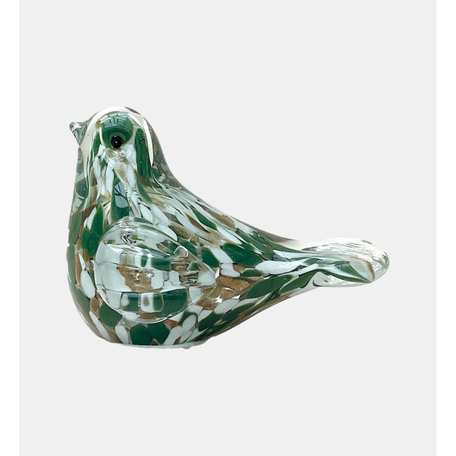 Oiseau moucheté à piles Couleur vert <span itemprop=