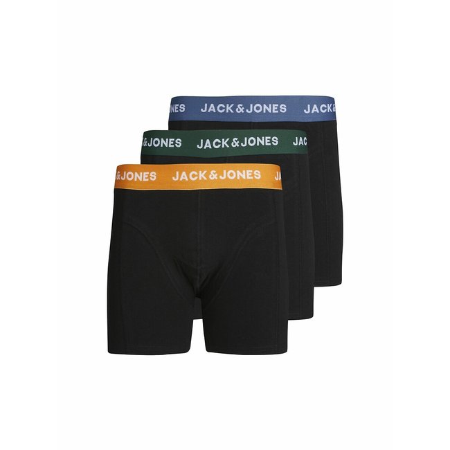 Комплект из трех трусов-боксеров черный JACK & JONES JUNIOR