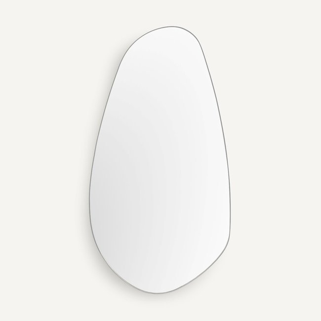Espejo orgánico de níquel satinado, Lido transparente <span itemprop=