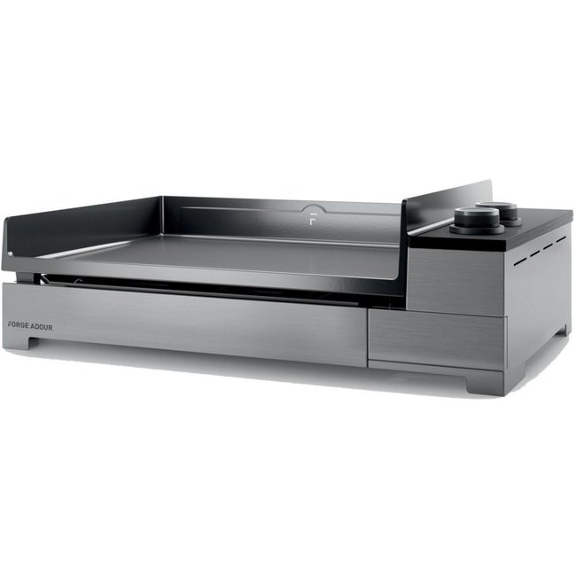 Plancha électrique FORGE ADOUR Premium E60 Inox argent <span itemprop=