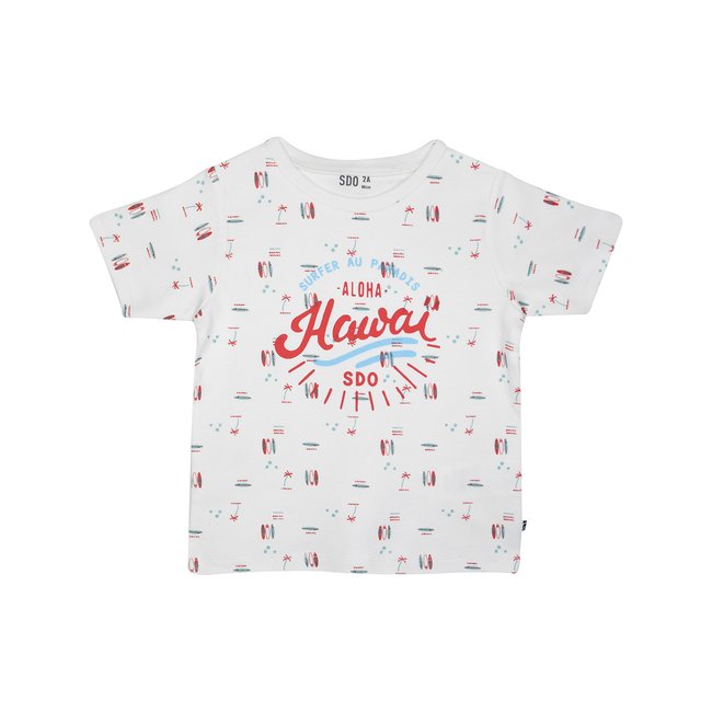 Tee shirt giulio manches courtes enfant blanc <span itemprop=