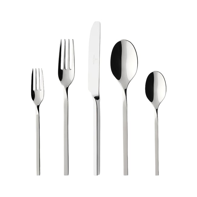Ménagère 30Pcs. NEWWAVE Couleur argent/platine <span itemprop=