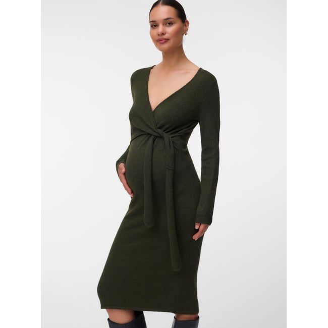 Robe En Maille forest night <span itemprop=