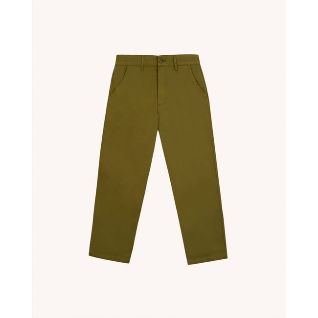 Chino BRIX REGULAR kaki foncé <span itemprop=