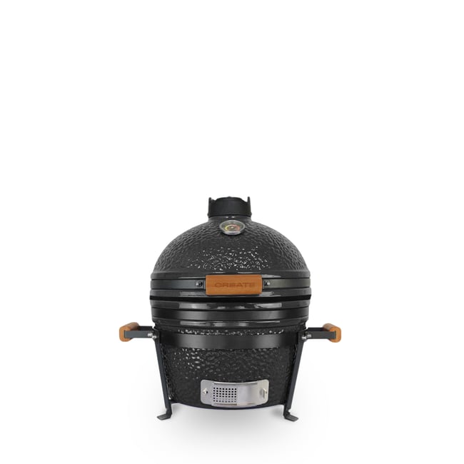 Barbecue fumoir en céramique BBQ KAMADO noir <span itemprop=