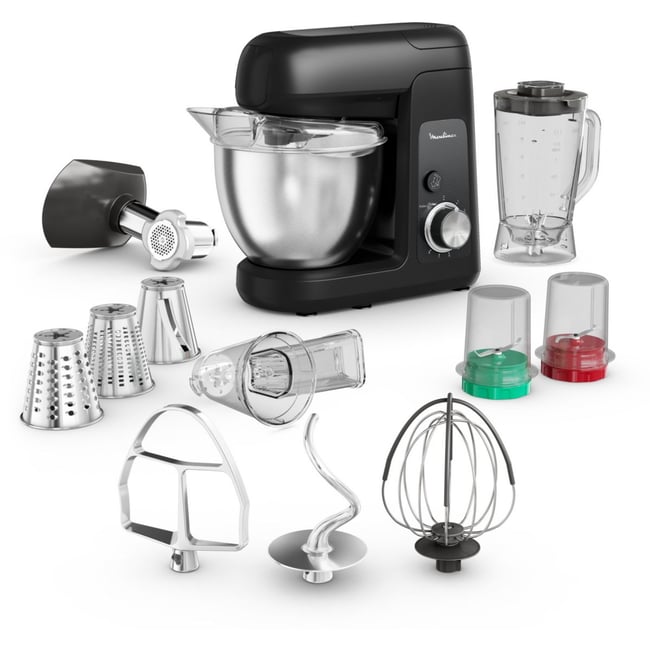 Robot pâtissier Bake Partner noir QA525810 - MOULINEX