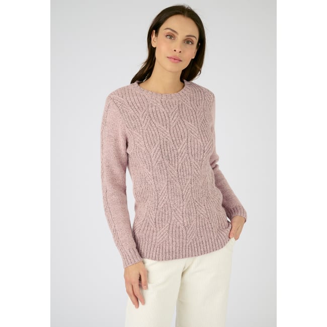 Pull col rond maille chinée Thermolactyl - DAMART