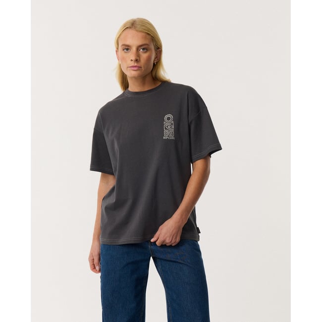 T-shirt oversize SEARCH SERIES VAPORCOOL - RIP CURL