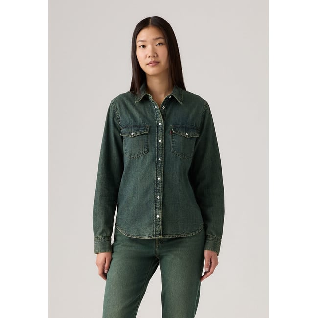 Chemise Essential Western verdant ventures <span itemprop=