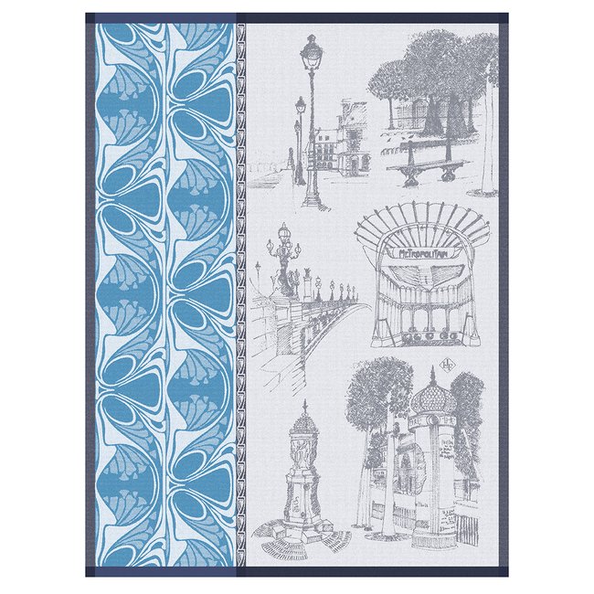 Torchon en Coton, CARNET DE PARIS seine <span itemprop=